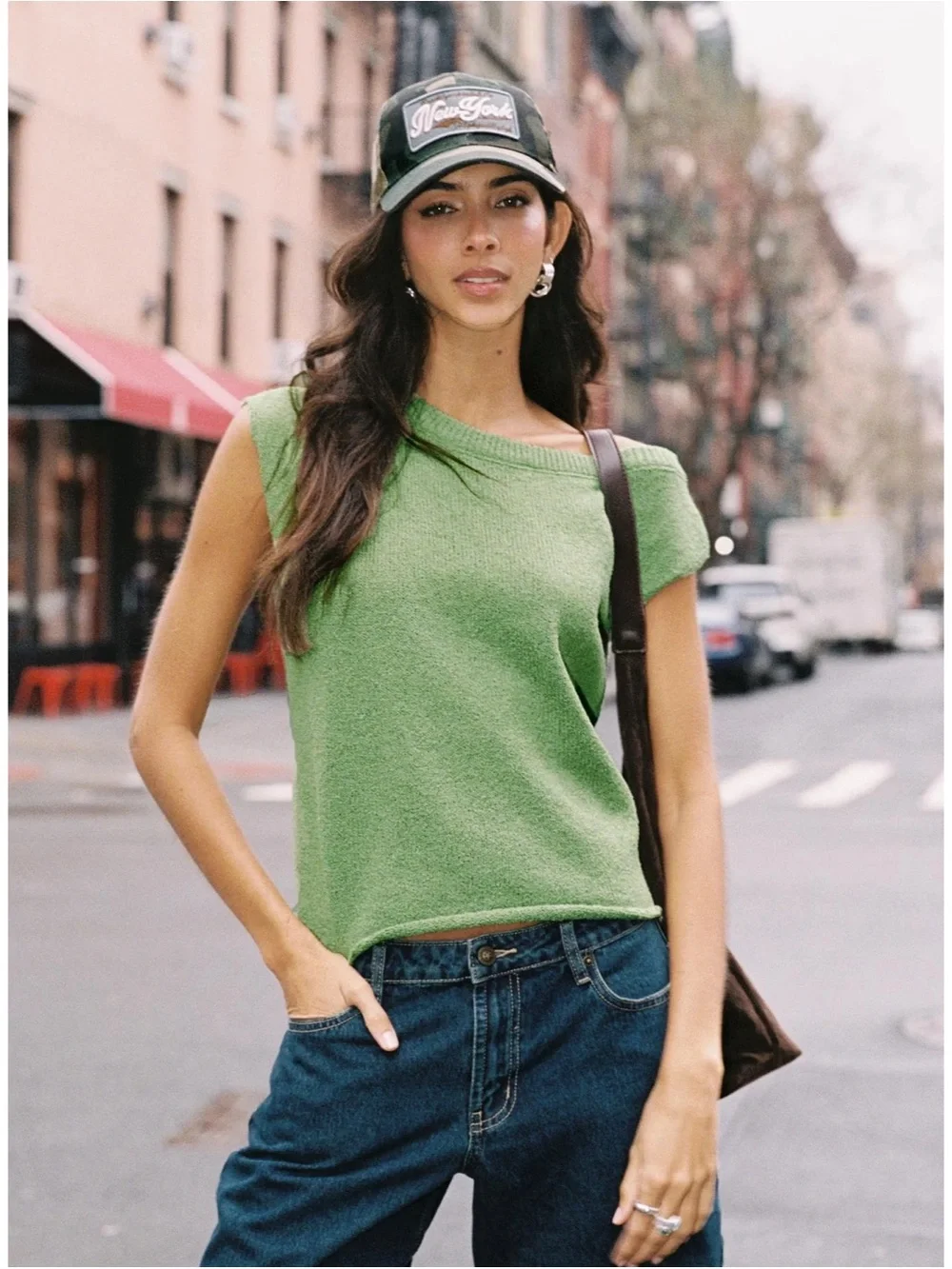 Princess Polly Ashfield Off Shoulder Sweater